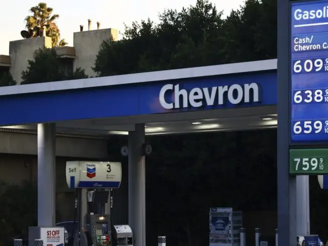Chevron station prices in 2023