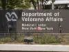 Sign of the Department of Veterans Affairs Medical Center in New York City.