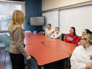 The Shapiro Administration visits East Stroudsburg University to announce 1 million in grants to help more aspiring educators earn special education certification to teach students with disabilities, in East Stroudsburg, Pennsylvania, on March 16, 2026.