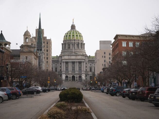 Pennsylvania Capitol building in Harrisburg, PA.