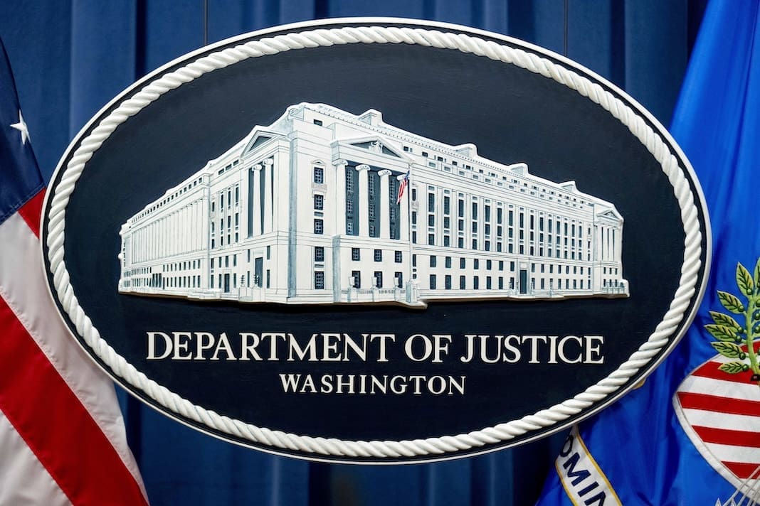 The Justice Department in Washington, Nov. 18, 2022. The U.S. Justice Department has created a database to track records of misconduct by federal law enforcement officers that is aimed at preventing agencies from unknowingly hiring problem officers, officials said on Monday. Dec. 18, 2023. (AP Photo/Andrew Harnik, File)